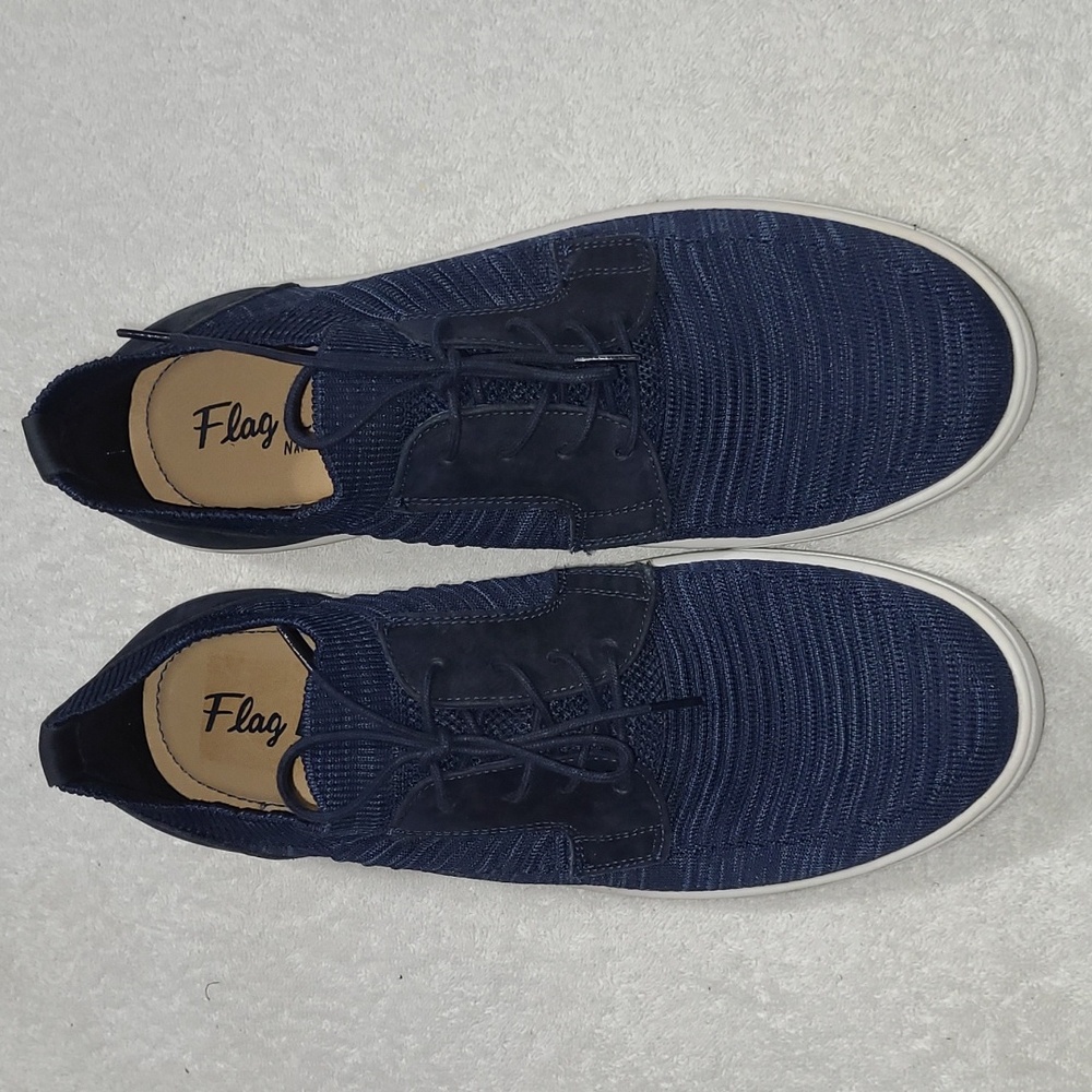 Flag LTD. Men's Boardwalk Lace-Up Knit Sneakers Size 9 Mens
